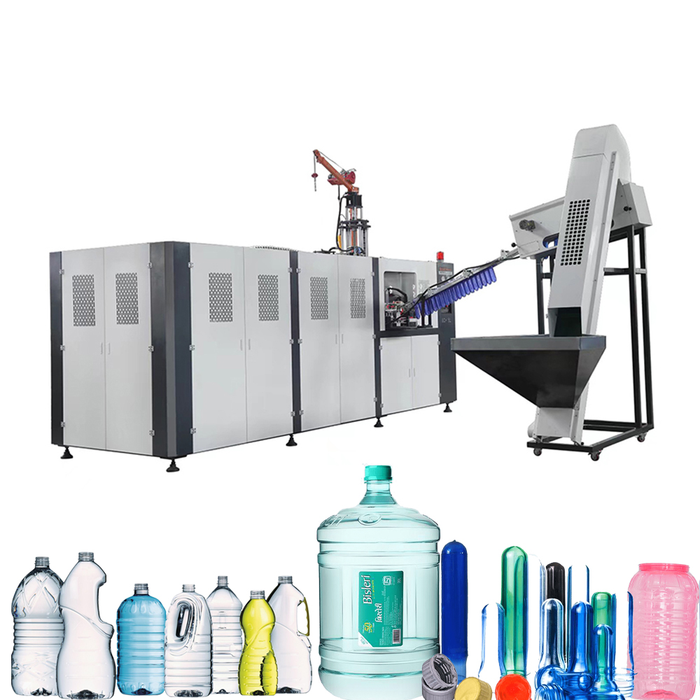 20L Automatic Preform Stretch Blow Molding Plastic Water Oil Beverage Food Jar Moulding PET Bottle Blowing Making Machine 